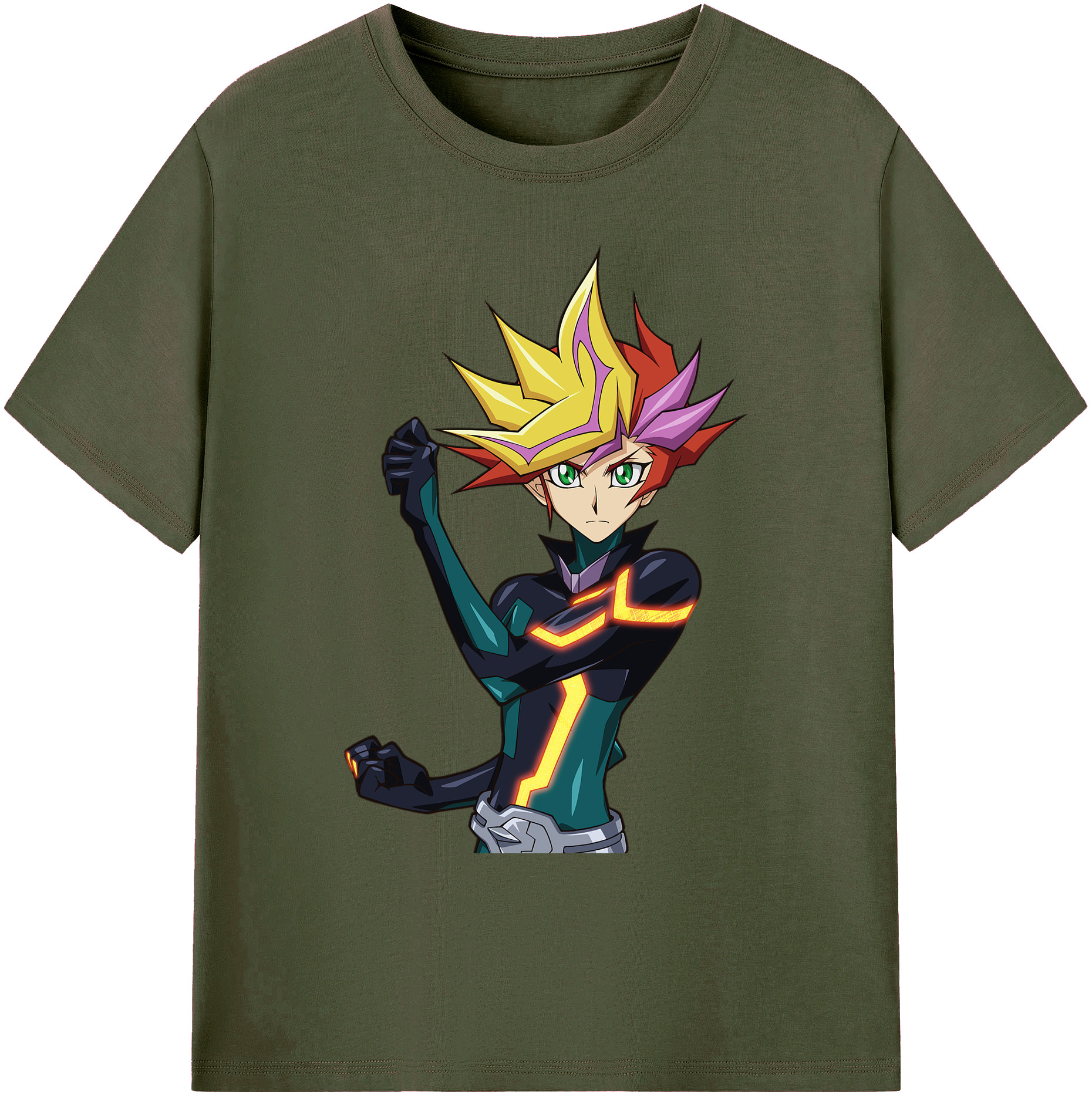 （画像用） 遊☆戯☆王 Yu-Gi-Oh! 綿100％ メンズ半袖Tシャツ｜肌触りやわらか＆通気性